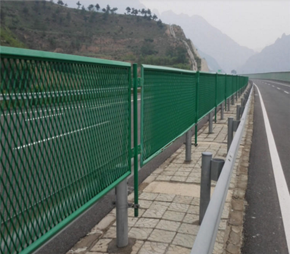 高速公路框架护栏网防抛网防眩网铁板网扩张网
